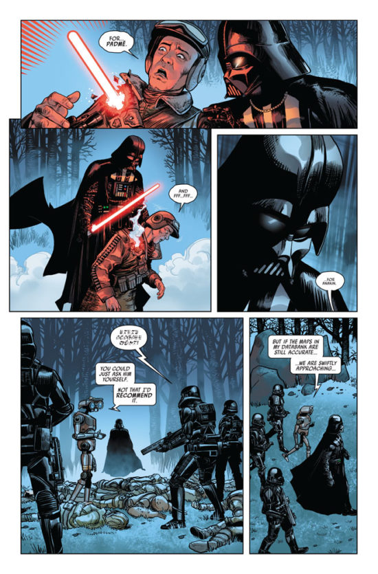 Darth Vader #4 brings Vader to the tomb of his lost love, Padme