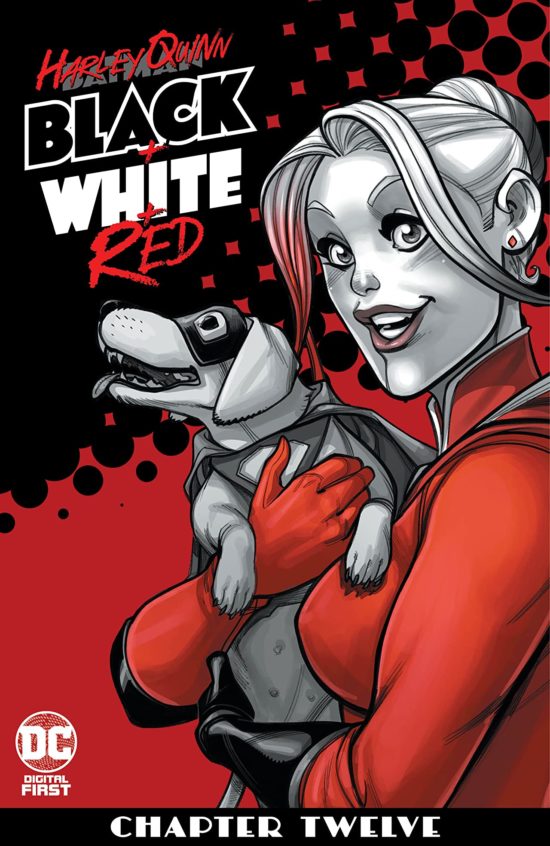 harley quinn black white red review